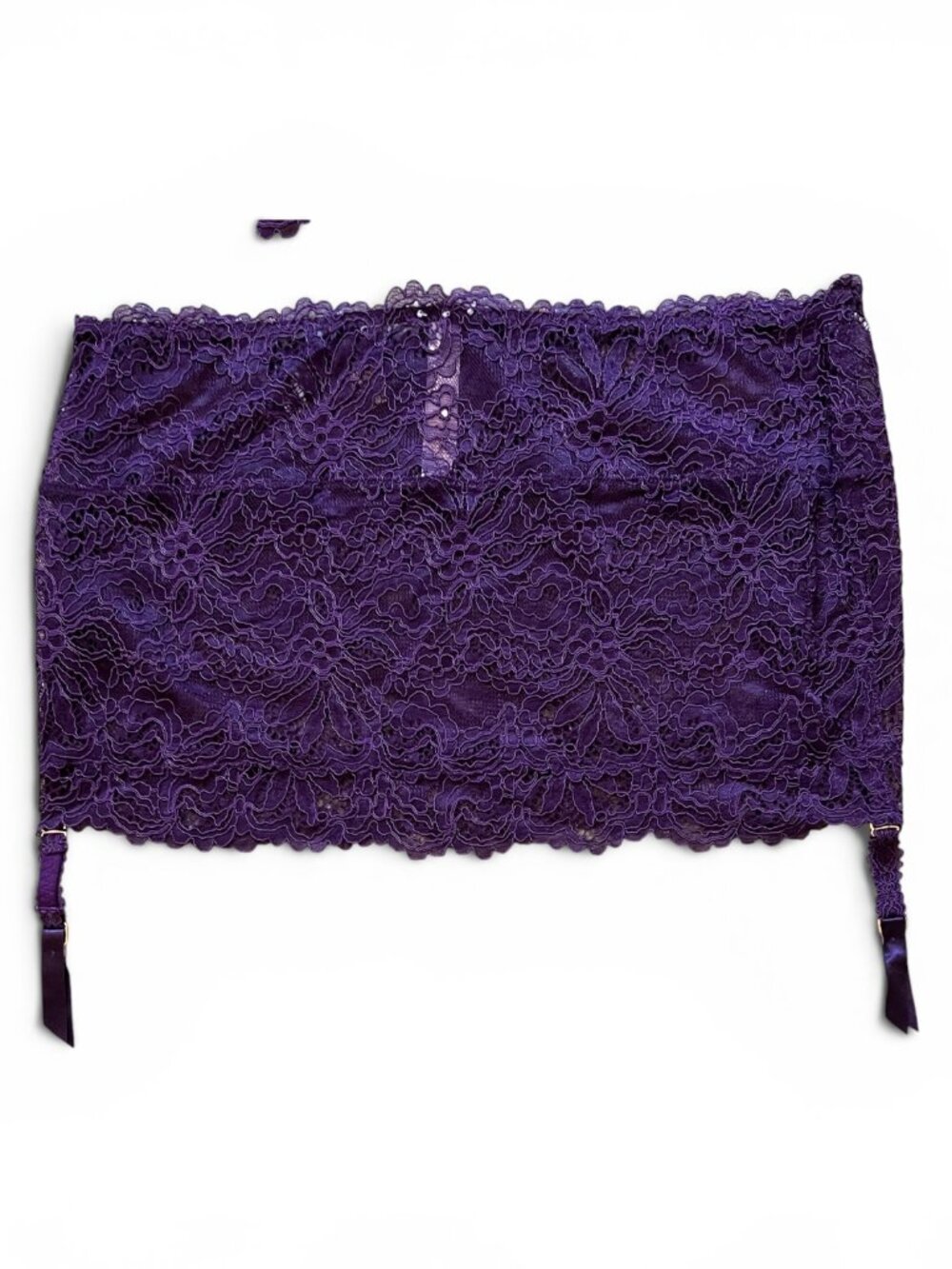 Savage X Fenty NEW Romantic Corded Lace Bralette & Garter Skirt Size 2X - Picture 12 of 15